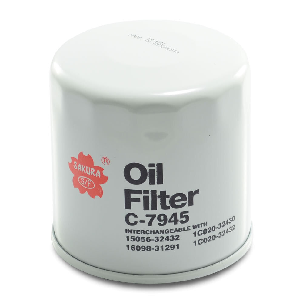 C-7945 Oil Filter, Sakura, Excavator, Skid Steer, Bobcat, Compactor, Heavy Duty