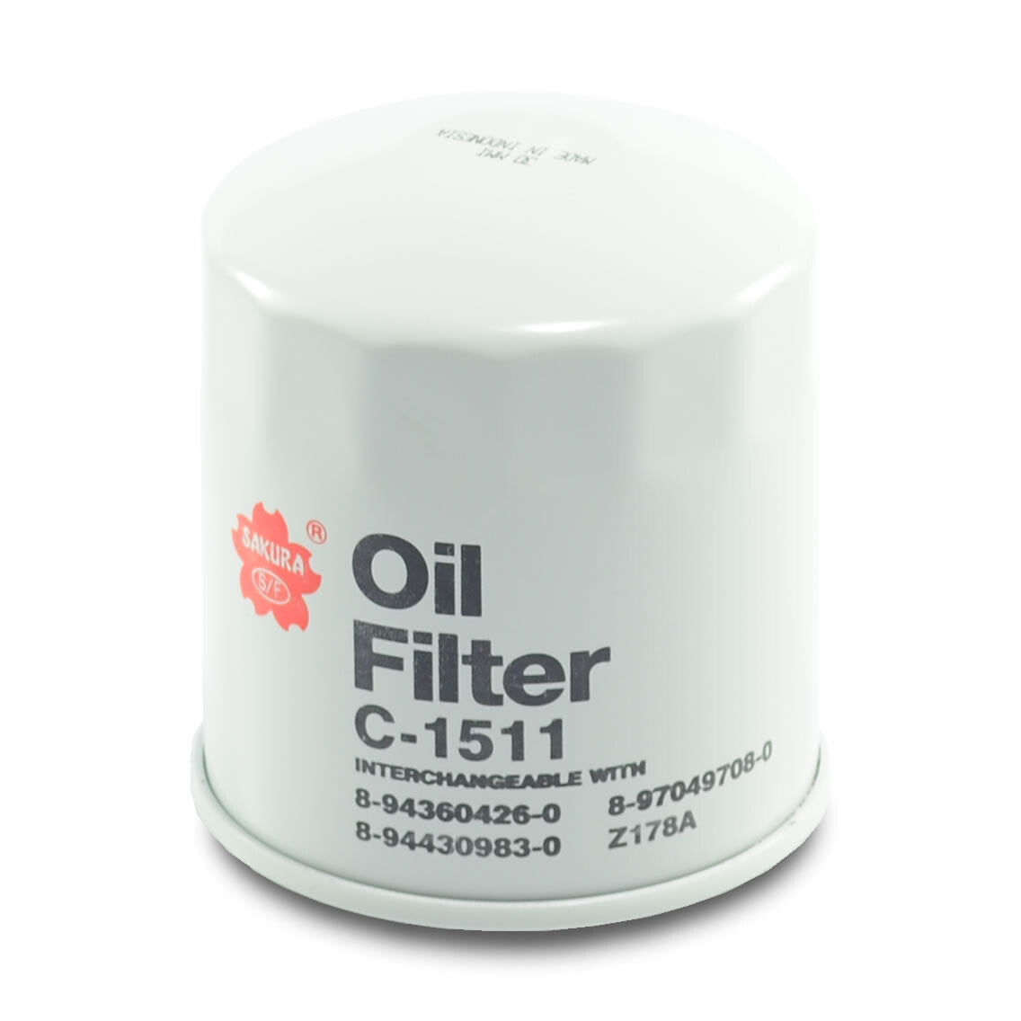 C-1511 Oil Filter, Sakura, Excavator, Skid Steer, Bobcat, Compactor, Heavy Duty