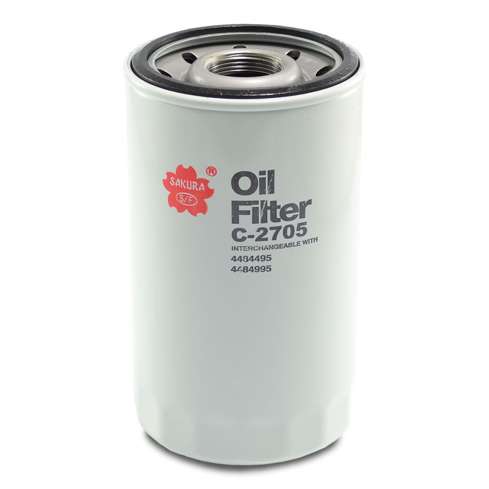 C-2705 Oil Filter, Sakura, Excavator, Skid Steer, Bobcat, Compactor, Heavy Duty