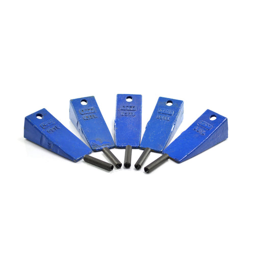 03TL Blade Teeth + Pins (Pack of 5), Bucket Tooth, Excavator, Skid Steer, Bobcat