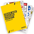 Truck and Trailer Safety Sticker Kit for Risk Assessment