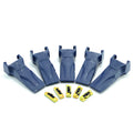 V17SYL Teeth + Pins (Pack of 5), Bucket Tooth, Excavator, Skid Steer, Bobcat