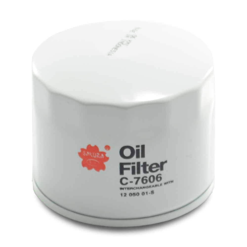 C-7606 Oil Filter, Sakura, Excavator, Skid Steer, Bobcat, Compactor, Heavy Duty
